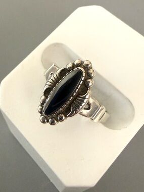Bell Trading Company Sterling Silver Hematite Vintage Ring